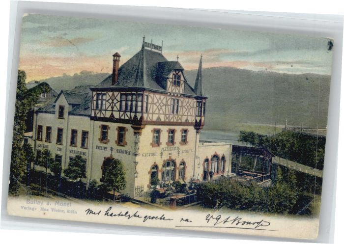 Bullay Mosel Bullay Gasthof zur Marienburg
