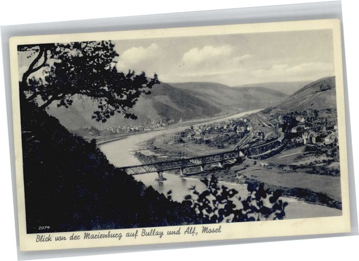 Alf Mosel Alf Eisenbahnbrücke