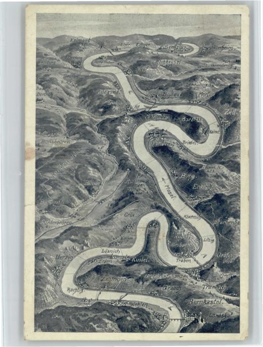 Alf Mosel Alf [Stempelabschlag] Bernkastel Zell