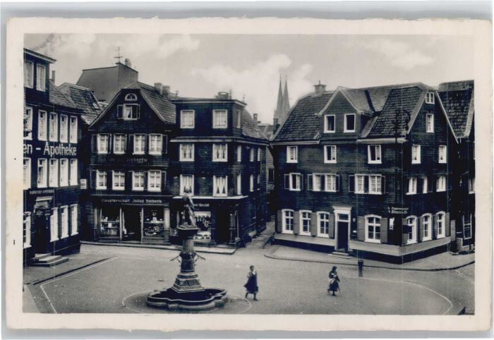 SOLINGEN NRW Markt Waffenschmied Apotheke