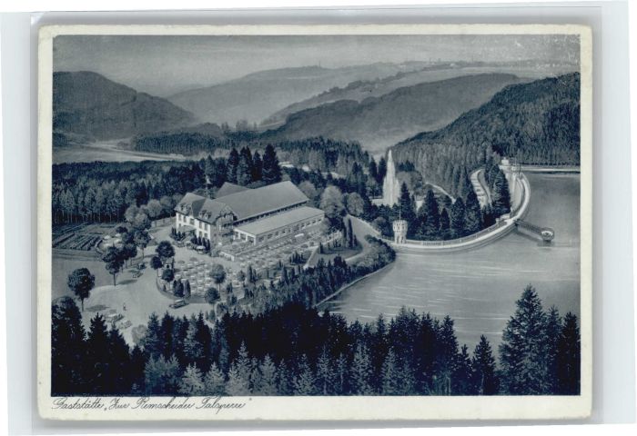 REMSCHEID NRW Gaststaette zur Remscheider Talsperre