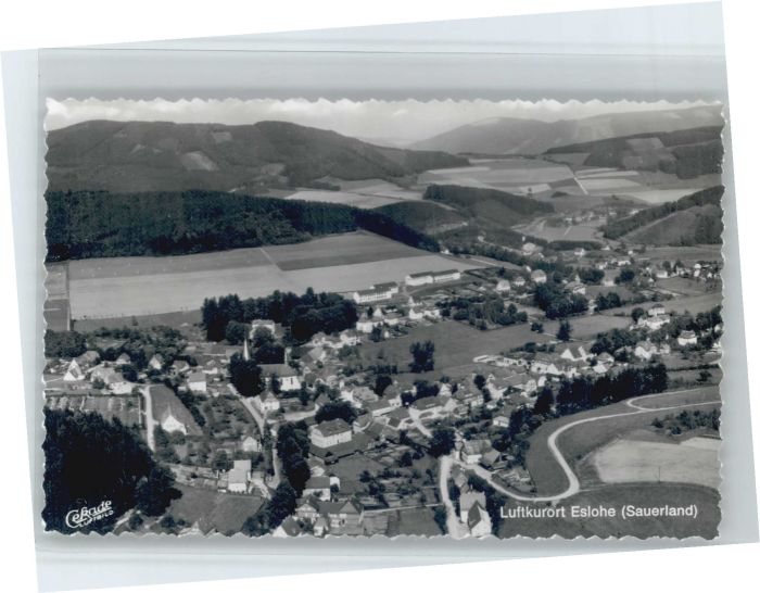 Eslohe Sauerland Eslohe Fliegeraufnahme