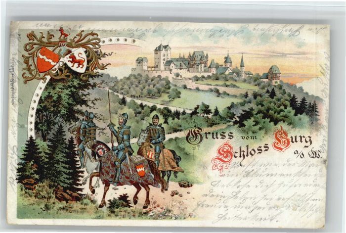 Burg Wupper Schloss Ritter Wappen