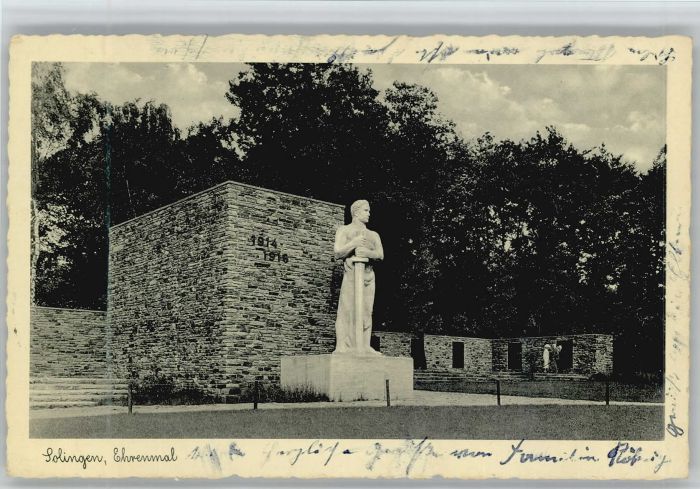SOLINGEN NRW Ehrenmal
