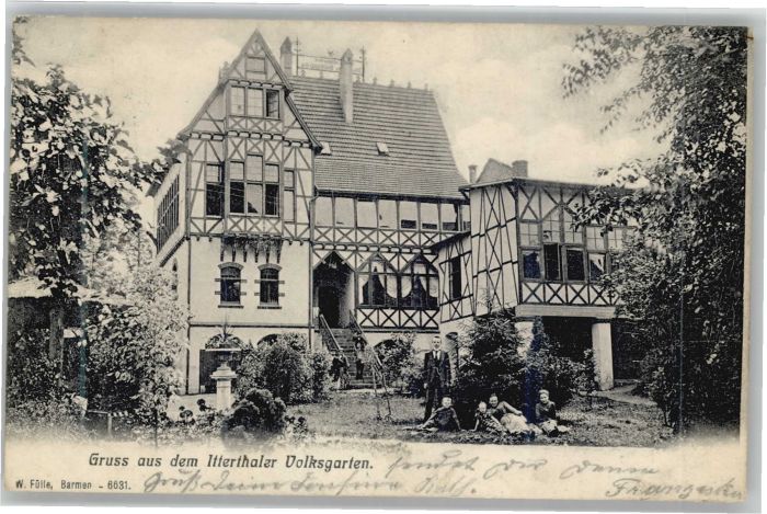 Wald Solingen Ittertaler Volksgarten