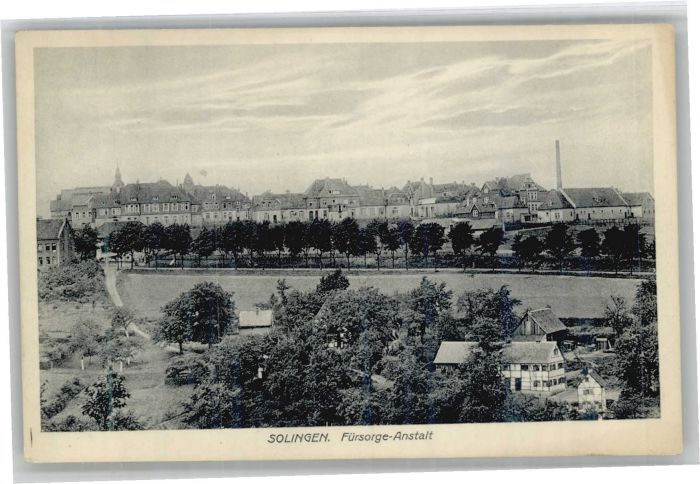 SOLINGEN NRW Fuersorge Anstalt