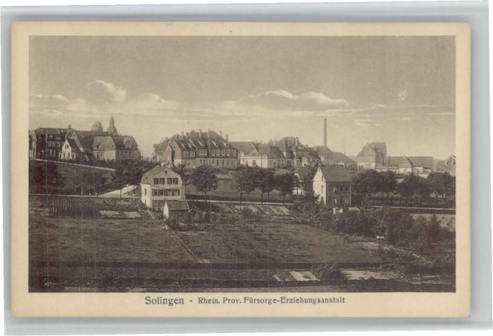 SOLINGEN NRW Erziehungsanstalt