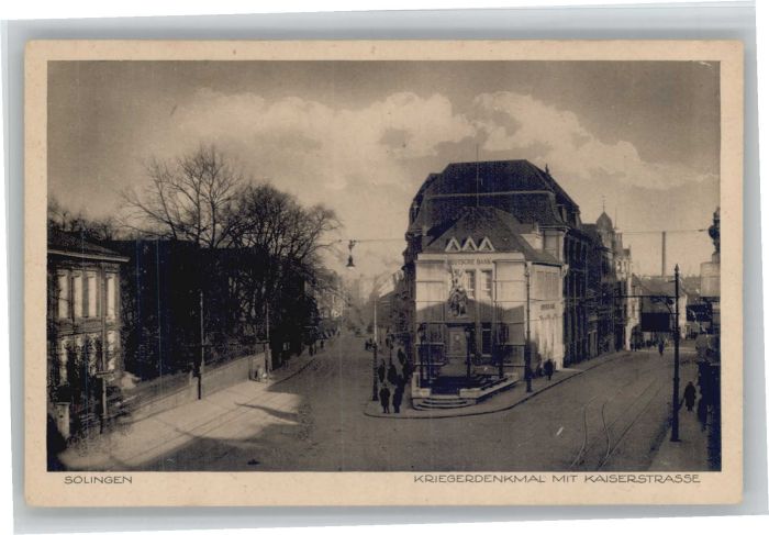 SOLINGEN NRW Kaiserstrasse