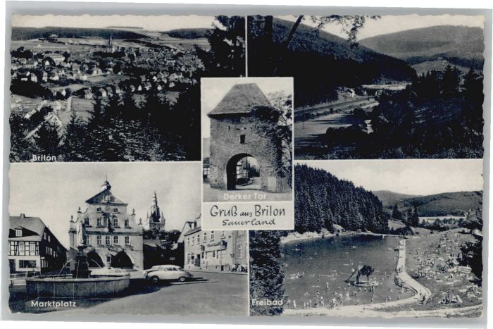 Brilon Hochsauerlandkreis NRW Derker Tor Freibad