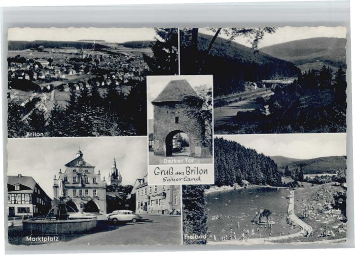 Brilon Hochsauerlandkreis NRW Derker Tor Freibad