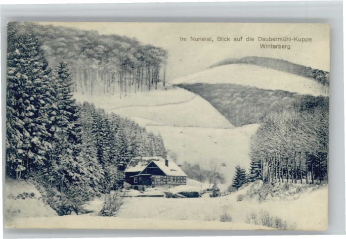 Winterberg Hochsauerland Winterberg Daubermühle Kuppe