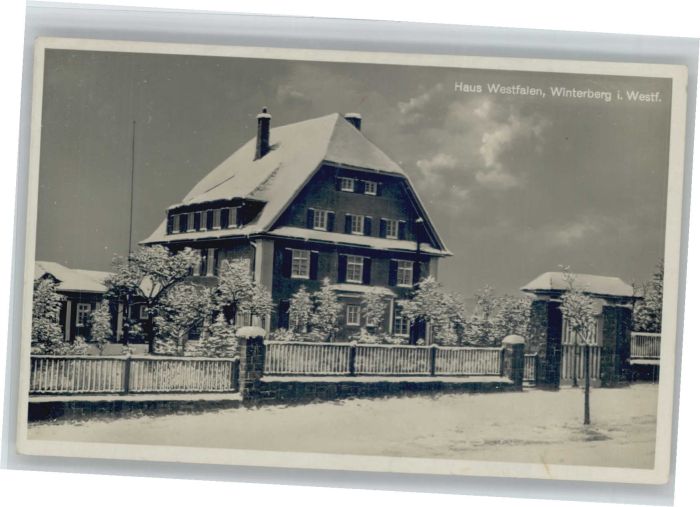 Winterberg Hochsauerland Winterberg Haus Westfalen