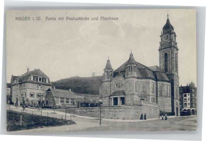 Hagen Westfalen Hagen Paulus Kirche Pfarrhaus