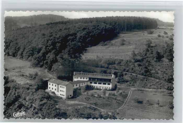 Langenaubach Fliegeraufnahme Schullandheim