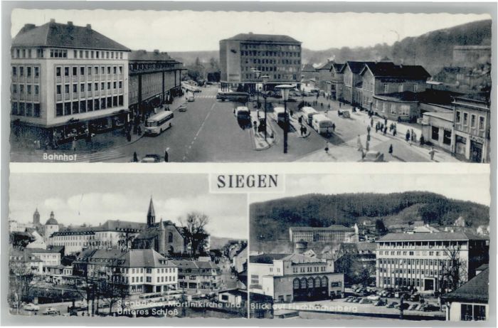 Siegen Westfalen Siegen Siegbrücke Martini Kirche