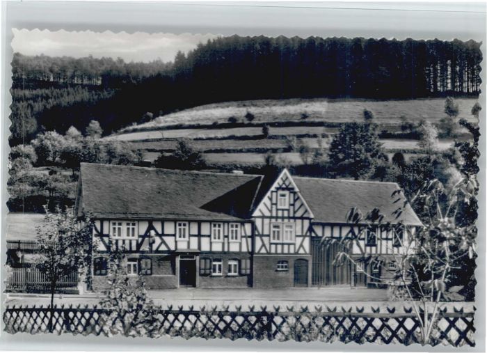 Alertshausen Gasthaus Heinrich Womelsdorf