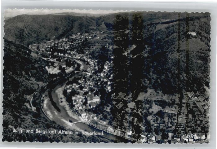 Altena Lenne Altena Fliegeraufnahme