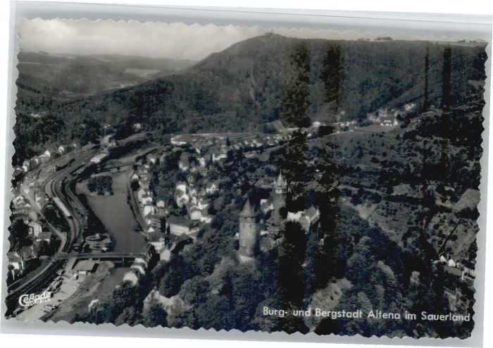 Altena Lenne Altena Fliegeraufnahme