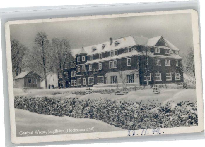 Jagdhaus Sauerland Gasthof Wiese