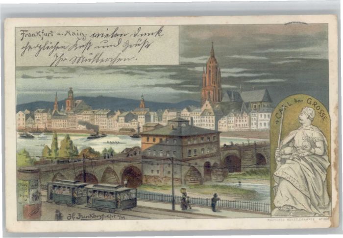 Frankfurt Main Künstler H. Junkers