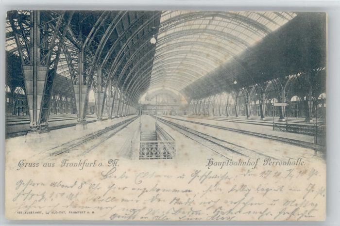 Frankfurt Main Perronhalle