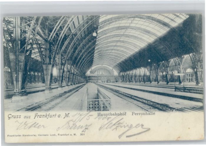 Frankfurt Main Perronhalle