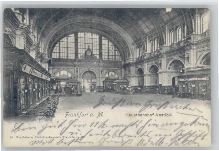 Frankfurt Main Bahnhof Vestibül