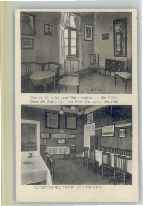 Frankfurt Main Gerbermühle