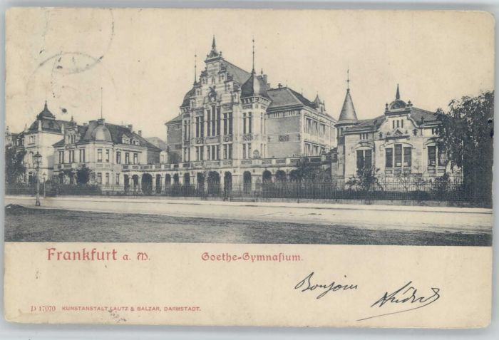 Frankfurt Main Göthe Gymnasium
