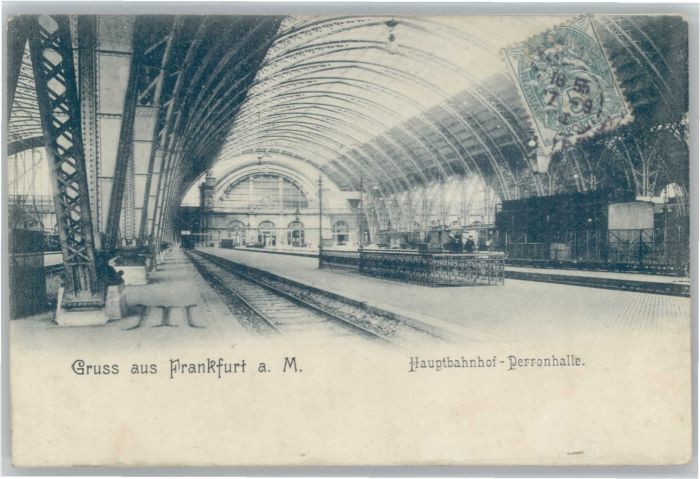 Frankfurt Main Perronhalle