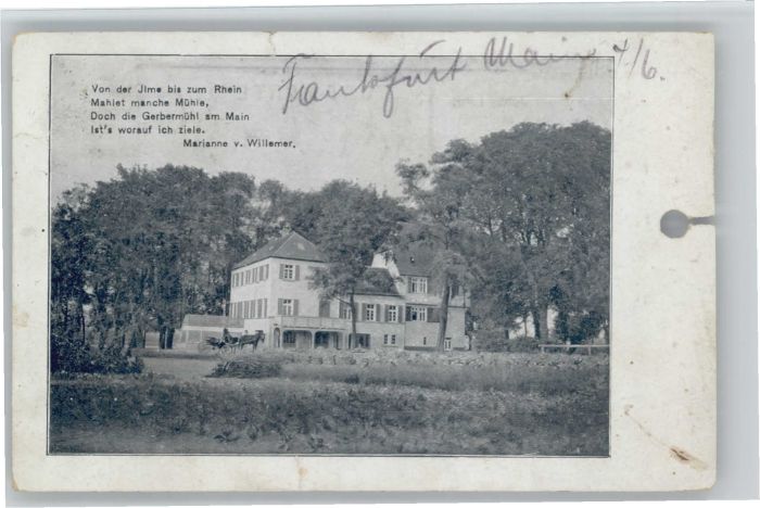 Frankfurt Main [Handschriftlich]