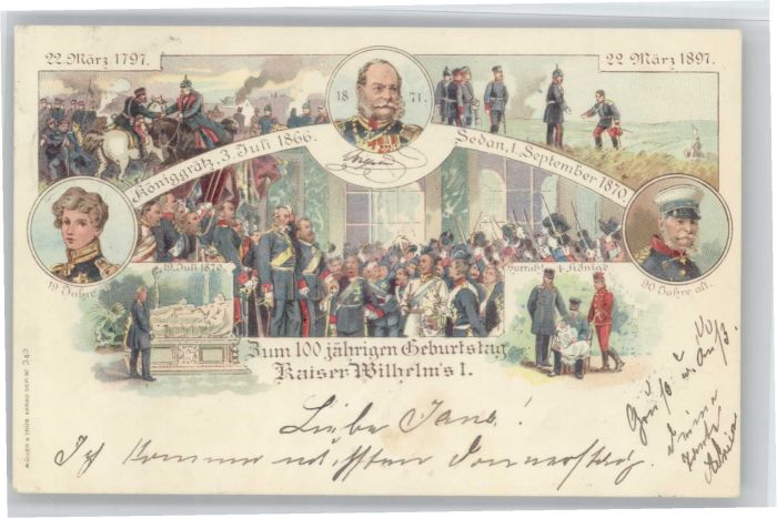 Frankfurt Main [Stempelabschalg] Kaiser Wilhelm