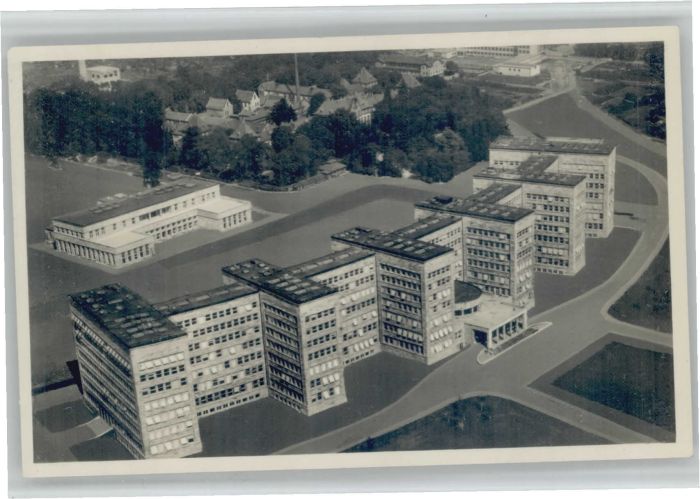 Frankfurt Main Fliegeraufnahme Farbenindustrie