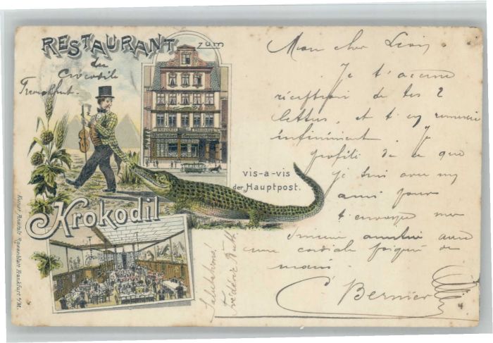 Frankfurt Main Restaurant Krokodil