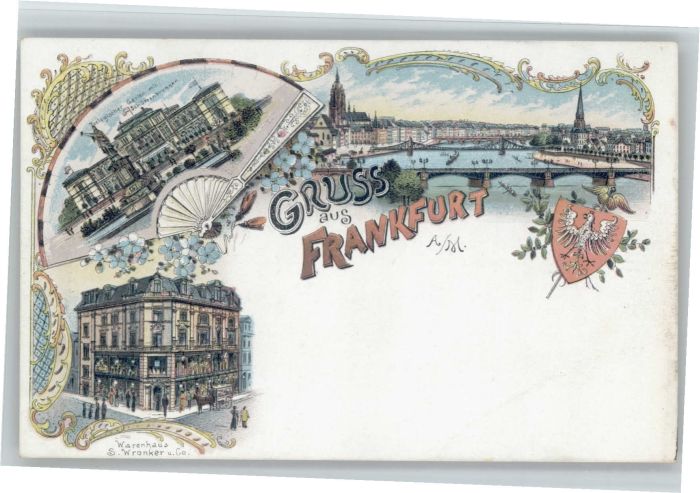 Frankfurt Main Schützenbrunnen Warenhaus