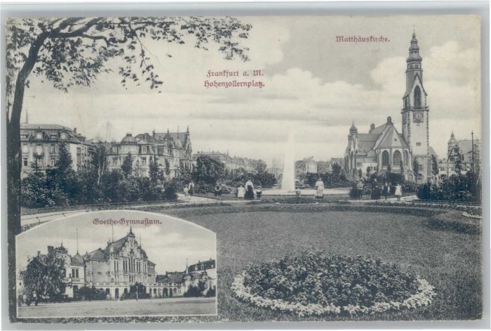 Frankfurt Main Matthäus Kirche Hohenzollernplatz