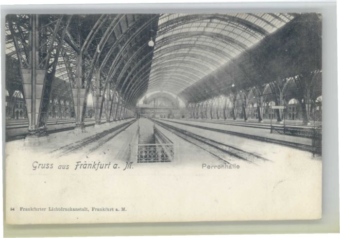 Frankfurt Main Perronhalle