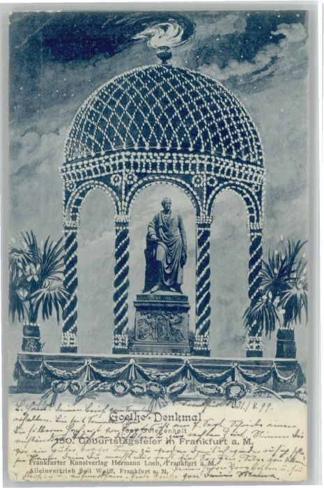 Frankfurt Main Goethe Denkmal
