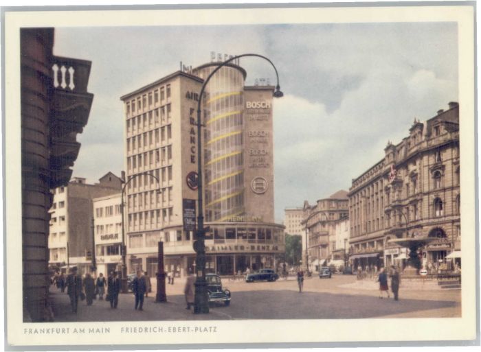Frankfurt Main Friedrich Ebert Platz