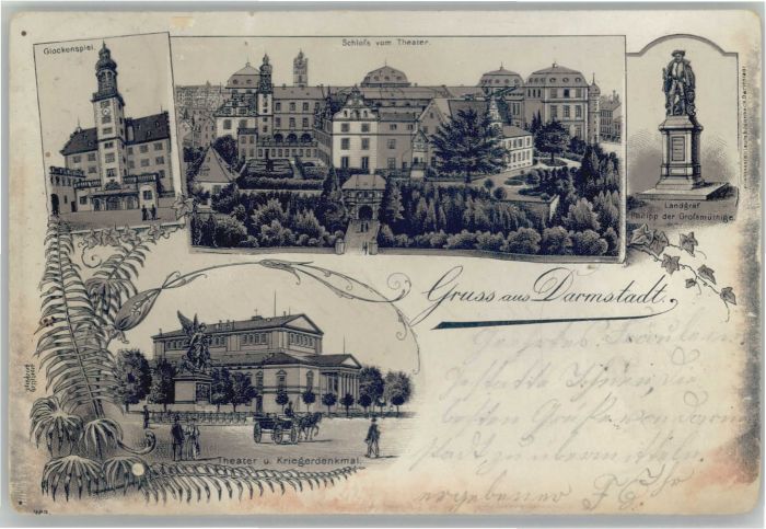 Darmstadt Theater Krieger Denkmal