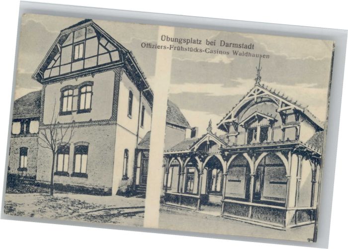 Darmstadt Übubgsplatz Offiziers Frühstücks Casino