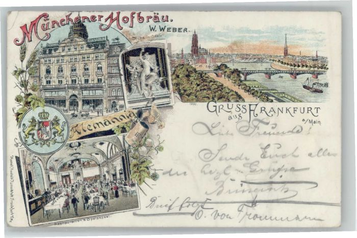 Frankfurt Main Münchner Hofbräu x