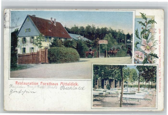 Frankfurt Main Restaurant Forsthaus Mitteldick