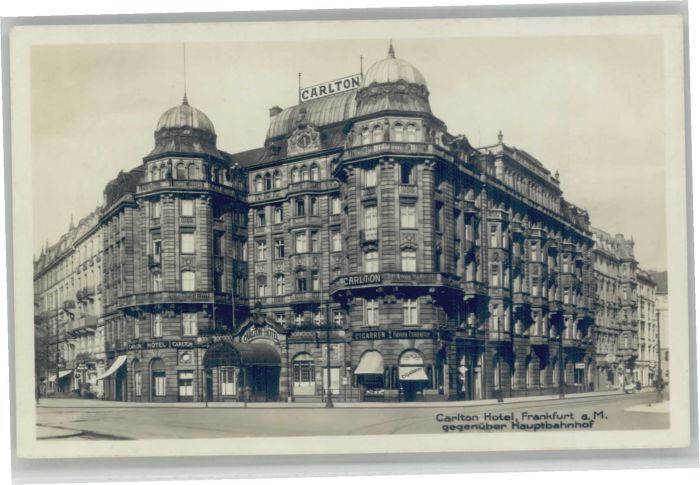 Frankfurt Main Carlton Hotel