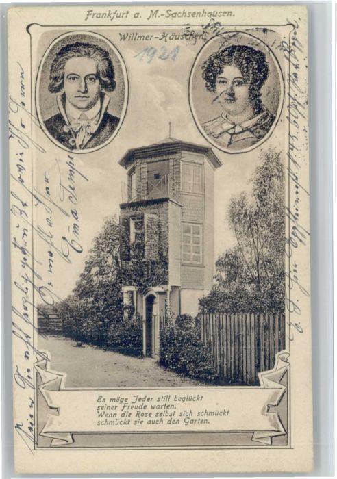 Frankfurt Main Willmer Häuschen