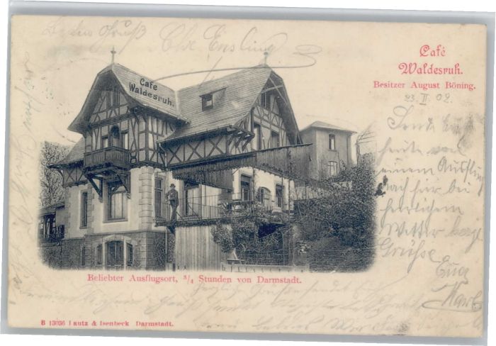 Darmstadt Cafe Waldesruh