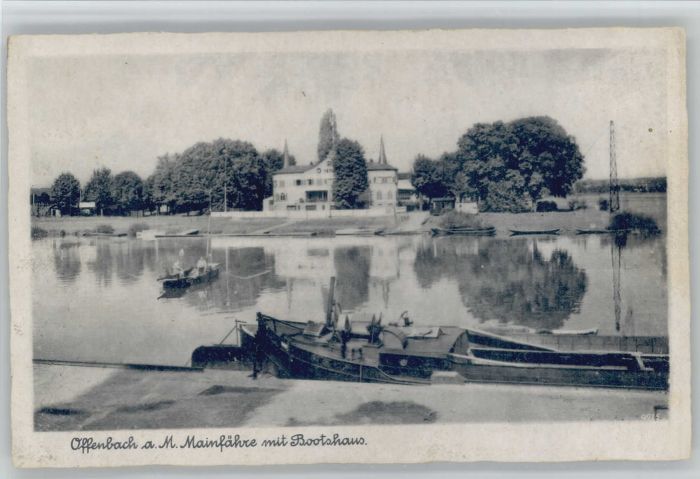 Offenbach Mainfähre Bootshaus