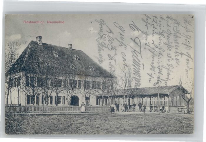 Frankfurt Main [Stempelabschalg] Restaurant Neumühle