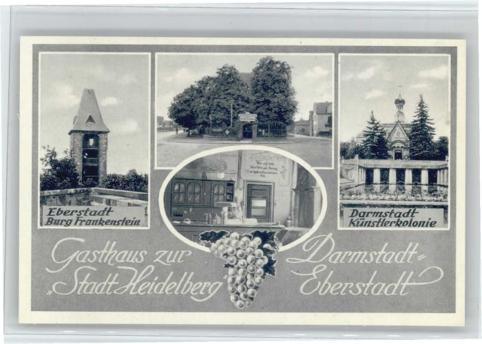 Eberstadt Wuerttemberg Eberstadt Burg Frankenstein Gasthaus zu