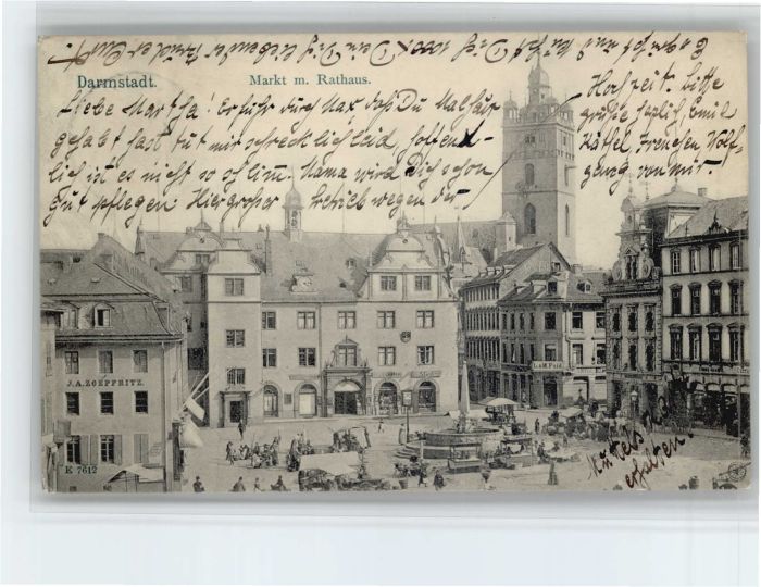 Darmstadt Markt Rathaus